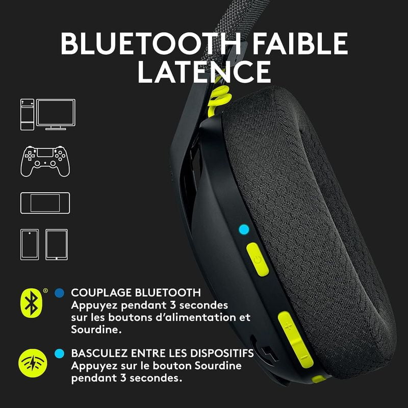 Le bluetooth fable latte est affiché avec les mots bluetooth fable latte.